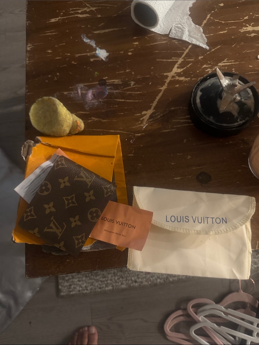 Louis Vuitton Monogram Canvas Card & Key Holder in Brown